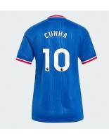 Manchester United Matheus Cunha #10 Bortedrakt Dame 2026-27 Korte ermer